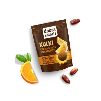 Dobra Kaloria Kulki Mocy kakao i nuta pomara�czy 65 g
