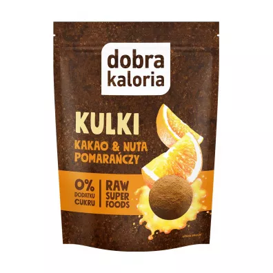 Dobra Kaloria Kulki Mocy kakao i nuta pomaraczy 65 g