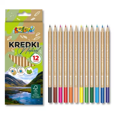 Penmate Kredki Kolori owkowe natural 12 szt.