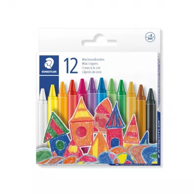 Kredki woskowe Noris 12 kolor�w Staedtler