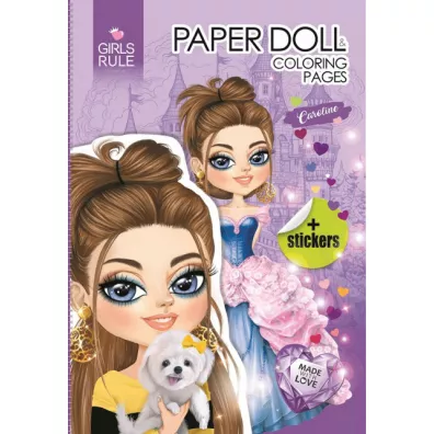 Papierowa lalka do wycinania Caroline Fresh