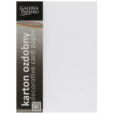 Argo Karton ozdobny A4 bia�y 220g kratka op20ark GALERIA PAPIERU 201631
