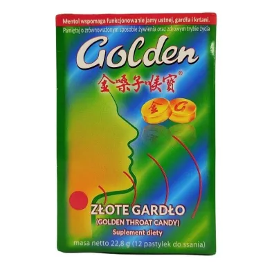 Mycomedica Z�ote Gard�o Golden Throat Candy Suplement diety 12 szt.