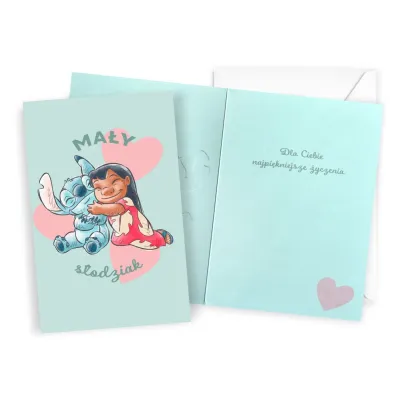 Kukartka Karnet Urodziny Stitch