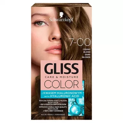 Schwarzkopf Gliss Color krem koloryzuj�cy do w�os�w 7-00 Ciemny Blond