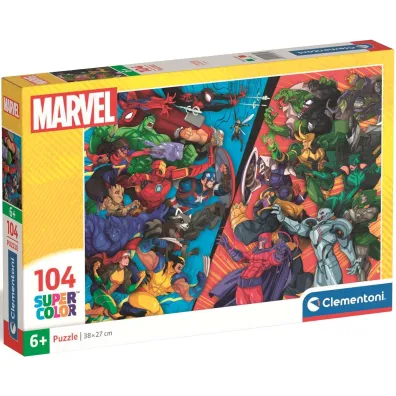 Puzzle 104 el. SuperColor. Marvel Clementoni