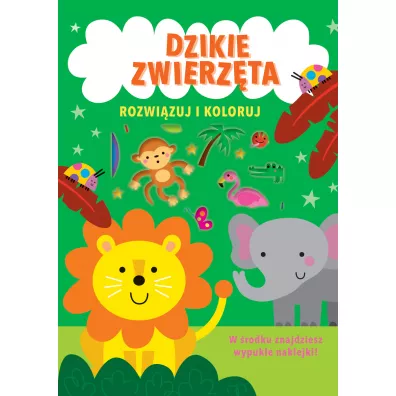 Rozwizuj i koloruj. Dzikie zwierzta