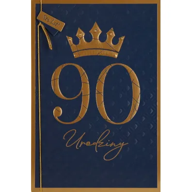 Karnet okazjonalny B6 z kopert� 90 Urodziny PAN DRAGON HM200-3041