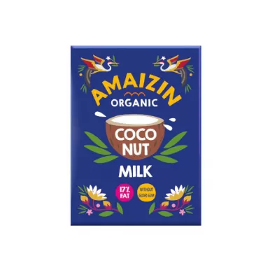 Amaizin Coconut milk - nap�j kokosowy bez gumy guar (17% t�uszczu) 500 ml Bio