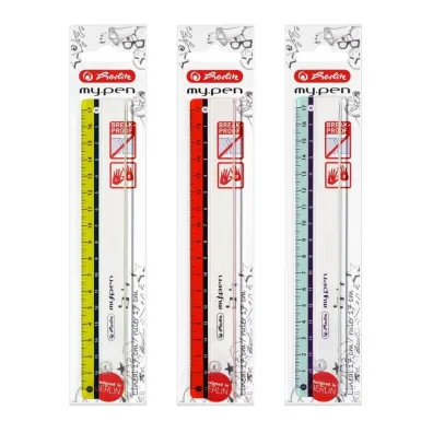 Herlitz Linijka plastikowa My.pen mix 17cm