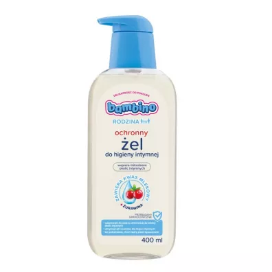 Bambino Rodzina ochronny �el do higieny intymnej hiperdelikatny z �urawin� 400 ml