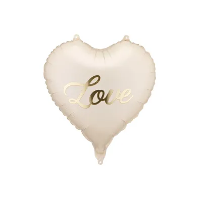 PartyDeco Balon foliowy serce Love, 45 cm, mix  1 op. / 1 szt.  Walentynki
