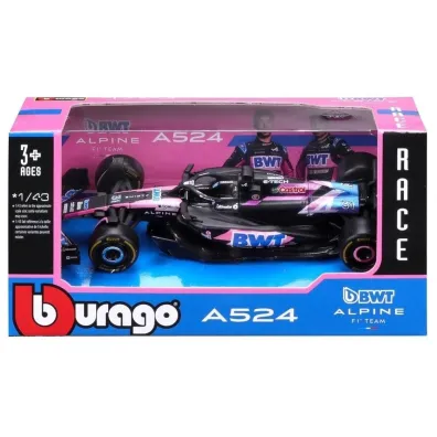 Bburago Model 1:43 Alpine A524 Bahrain GP E.Ocon 18-38219_31