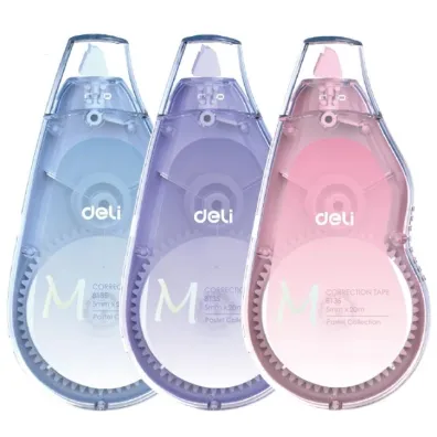 Deli Korektor w ta�mie Macaron 5mm x 20m mix kolor�w