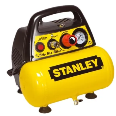 Stanley kompresor bezolejowy 6l/1.5km/8br 180l/min.