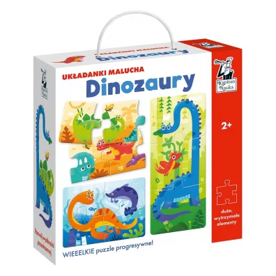 Puzzle Kapitan Nauka. Ukadanki malucha. Dinozaury Edgard