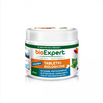 bioExpert Tabletki biologiczne do szamb i przydomowych oczyszczalni 6 szt.
