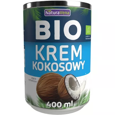 NaturaVena Krem kokosowy 17% 400 ml Bio