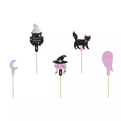PartyDeco Dekoracje do muffinek Halloween 14 cm