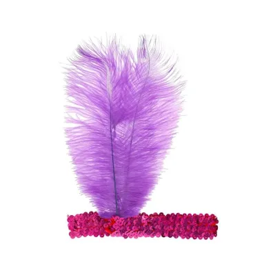 Godan Opaska z pi�rem Retro magenta