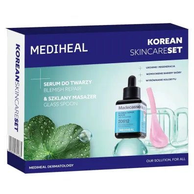 Mediheal Zestaw Blemish Repair serum do twarzy + szklany masa�er 40 ml + 1 szt.