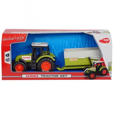 Traktor Claas z przyczep 36 cm. Dickie Dickie Toys