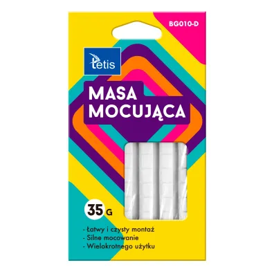 Tetis Masa mocuj�ca bia�a 35g