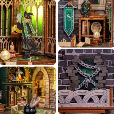 Puzzle Miniaturowy domek Book Nook Pok�j �ycze� Habarri