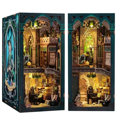 Puzzle Miniaturowy domek Book Nook Pok�j �ycze� Habarri
