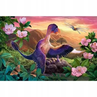 Puzzle mini 54 el. Niesamowite dinozaury 1 Trefl