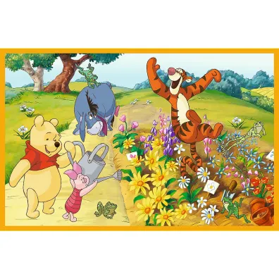 Puzzle 2x24 el. Dzie� w ogrodzie Trefl