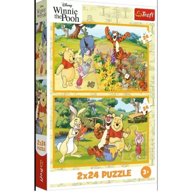 Puzzle 2x24 Dzie w ogrodzie TREFL