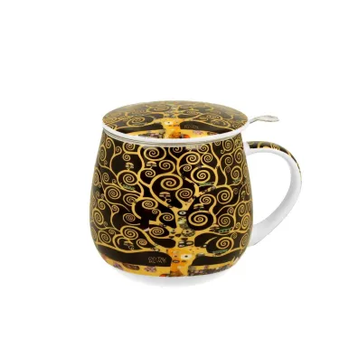 Duo Sp. z o.o. Kubek z zaparzaczem Klimt Tree Of Life 430 ml