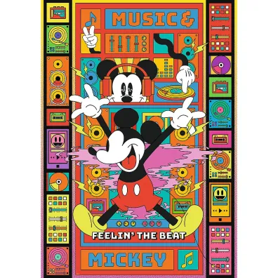 Puzzle 1000 Disney Czuj rytm z Mikim TREFL