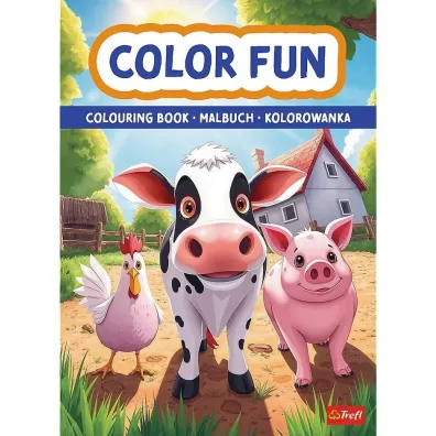 Zwierz�ta na farmie. Kolorowanka. Malbuch. Colouring book