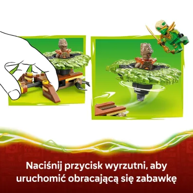 LEGO Ninjago Lloyd kontra ziemny potw�r na spinnerze 71850