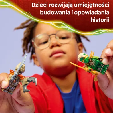 LEGO Ninjago Lloyd kontra ziemny potw�r na spinnerze 71850