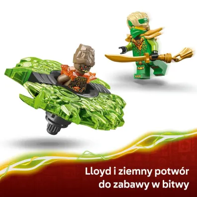 LEGO Ninjago Lloyd kontra ziemny potw�r na spinnerze 71850