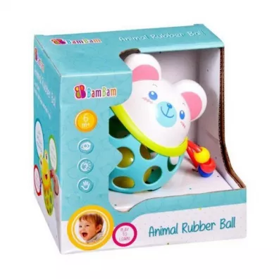 Gumowa Kula z grzechotk� Mi� BAM BAM 383722