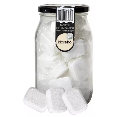 Klareko Tabletki do zmywarki All In One w s�oiku bezzapachowe 35 x 20 g