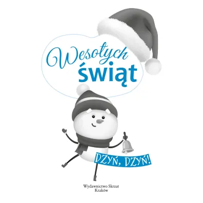 Ksi��eczka A4 Weso�ych �wi�t. Dzy�, dzy�   NAKLEJKI SKRZAT 073683