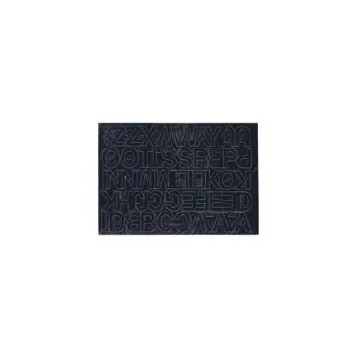 Artdruk Litery samoprzylepne 3 cm 8 arkuszy czarne