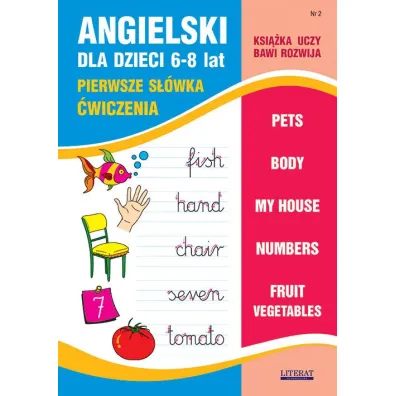 Angielski dla dzieci 6-8 lat Nr 2 Pierwsze s��wka - Joanna Usowicz