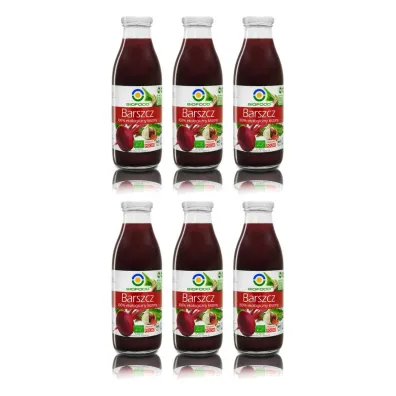 Bio Food Sok z burak�w kiszonych Zestaw 6 x 500 ml Bio