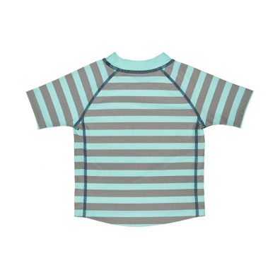 Lassig Koszulka T-shirt do pywania Striped aqua UV 50+ 0-6 m-cy