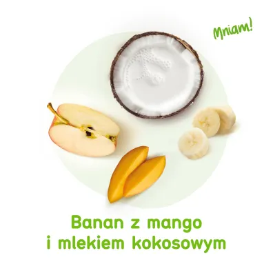 BoboVita Mus banan z mango i mlekiem kokosowym po 6 miesi�cu 80 g
