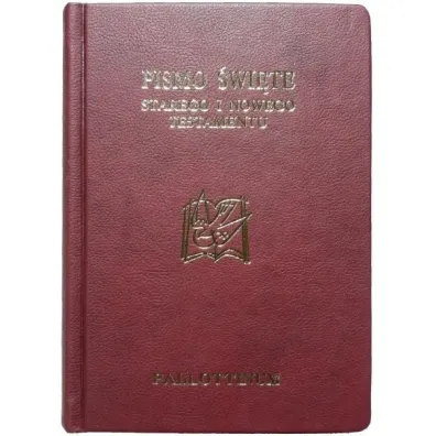 Biblia Pielgrzyma oprawa ekologiczna, panigatory