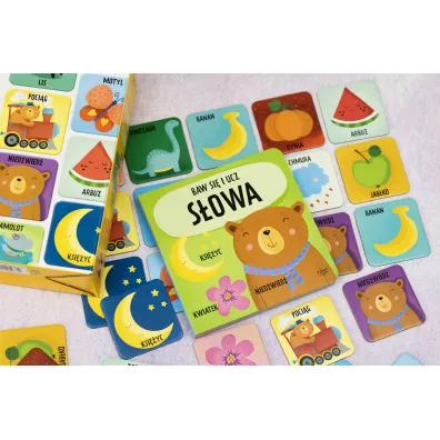 Baw si� i ucz. Memo S�owa. Gra i ksi��ka Wilga Play