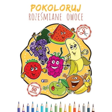 Pokoloruj roze�miane owoce