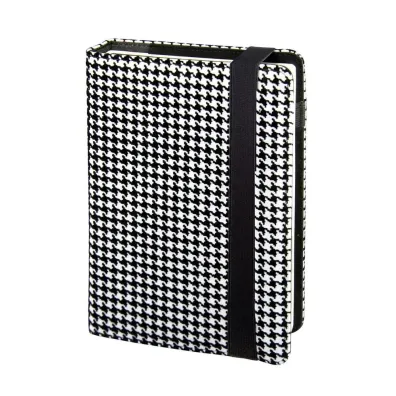 Drops Office Collection Planner 2026 A5 dzienno-tygodniowy Modena Premium na gumk� czarno-bia�y